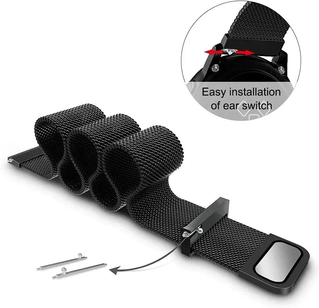 22mm 20mm Mesh Loop For Garmin - Milanese Loop Magnetic reseña y precio