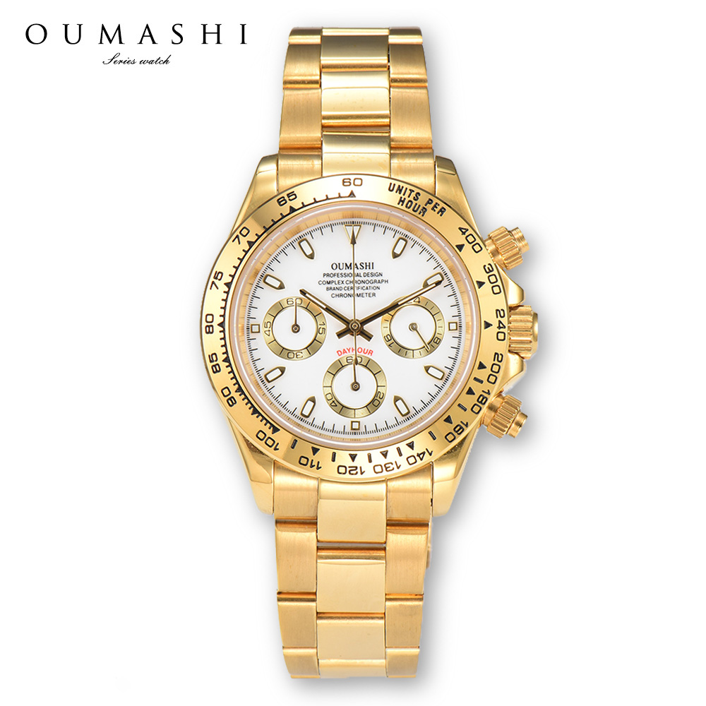39mm VK63 watch Gold Stainless - Stainless Bracelet Diver reseña y precio