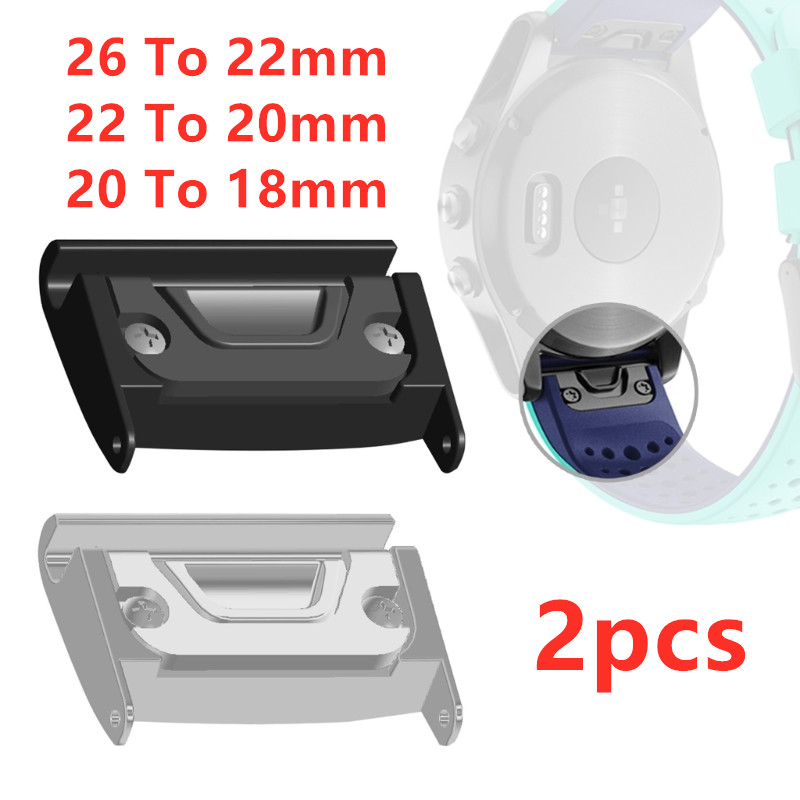 2pcs Watch Band Adapters 26mm  - Silicone Watch Band 22Mm reseña y precio