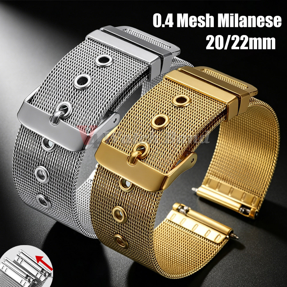 0.4 Mesh Milanese Strap Stainl - Mesh Strap Metal reseña y precio