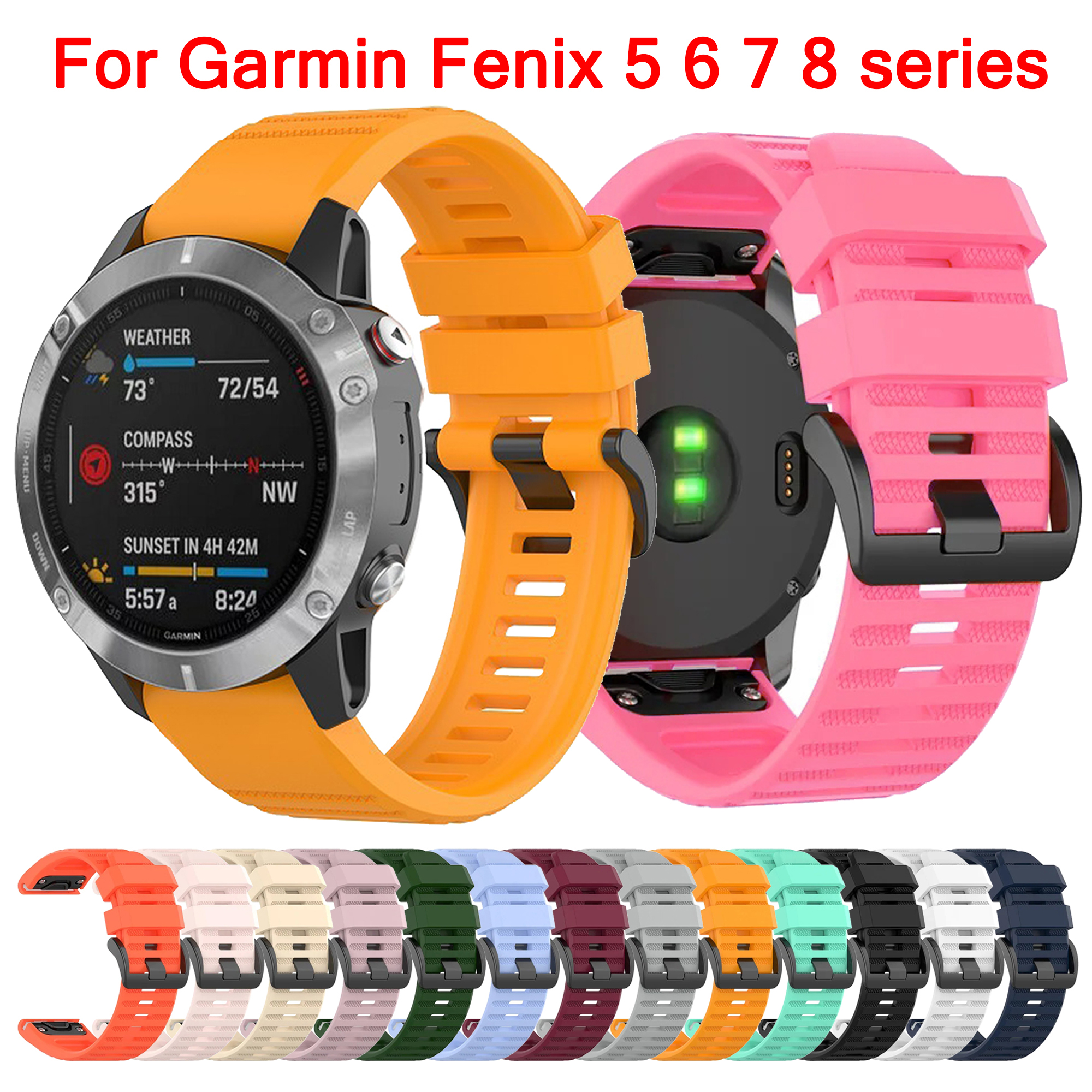 QuickFit 26mm 20mm 22mm Watchb - Silicone Watch Band 22Mm reseña y precio