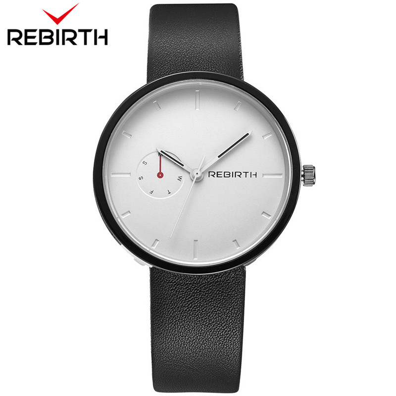 2018 Rebirth Popular Men Women - Leather Watch Band Men reseña y precio