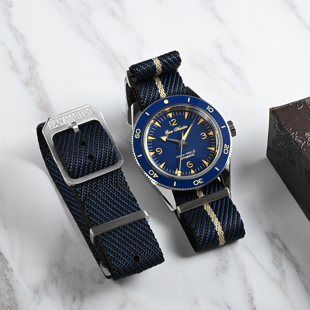 San Martin High Quality 20mm U - Nato Strap Nylon reseña y precio