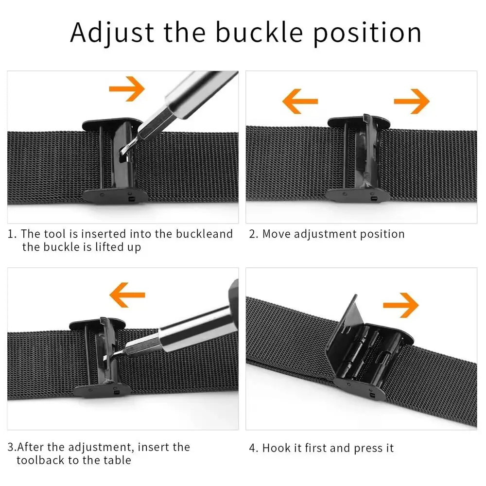 Metal Bands for Garmin Venu X1 - Mesh Strap Metal reseña y precio