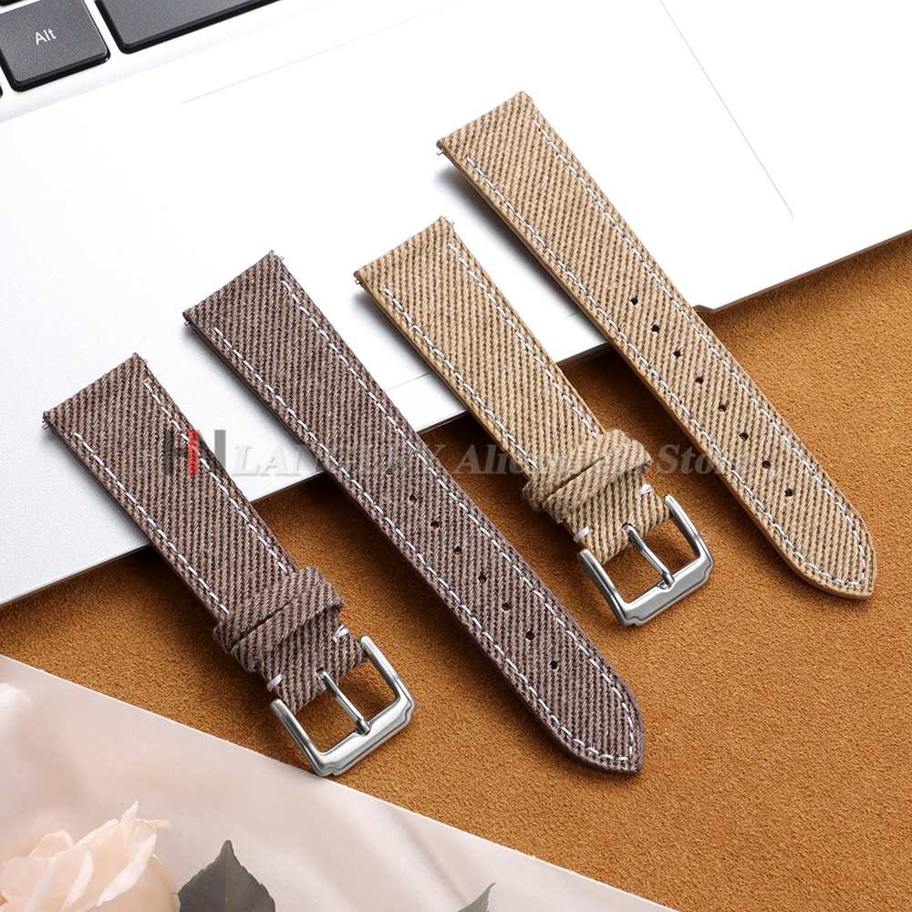 Denim Nylon Watch Strap Canvas - Canvas Strap Watch reseña y precio