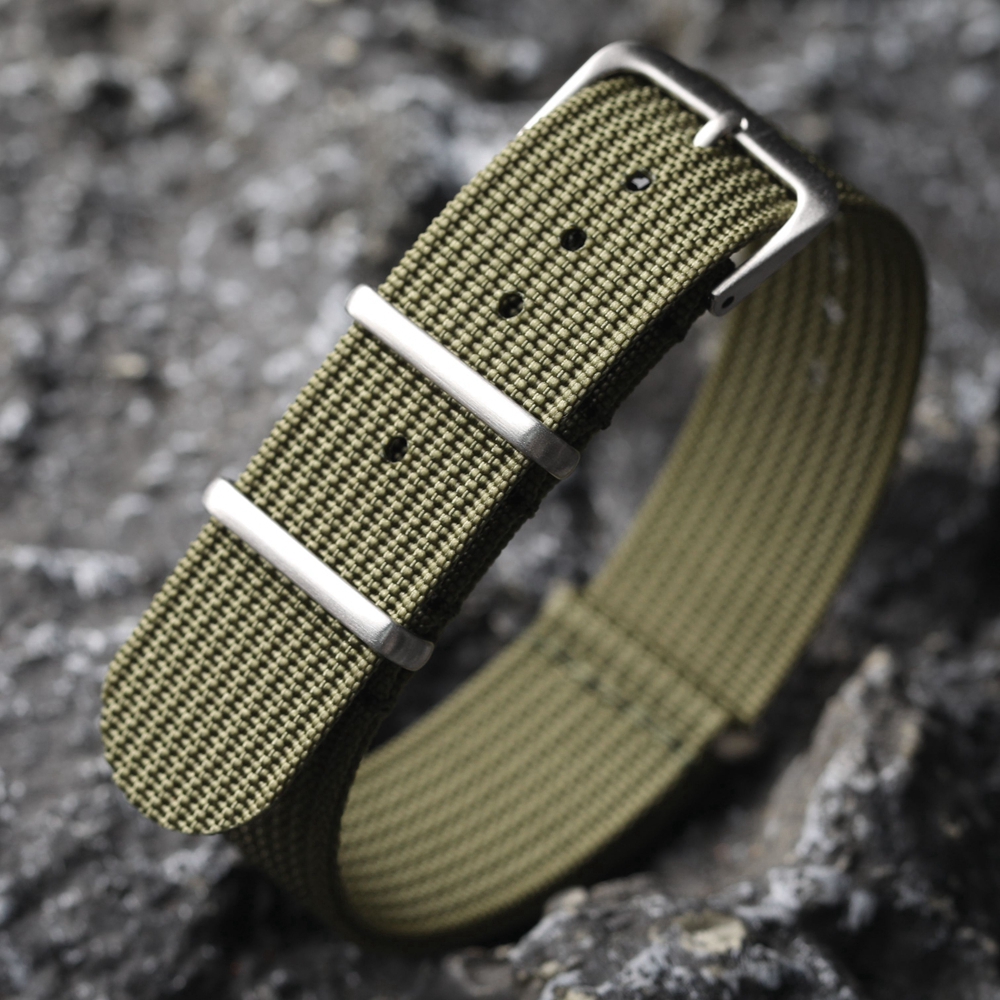 New Ribbed Nylon Watchband Nyl - Nato Strap Nylon reseña y precio