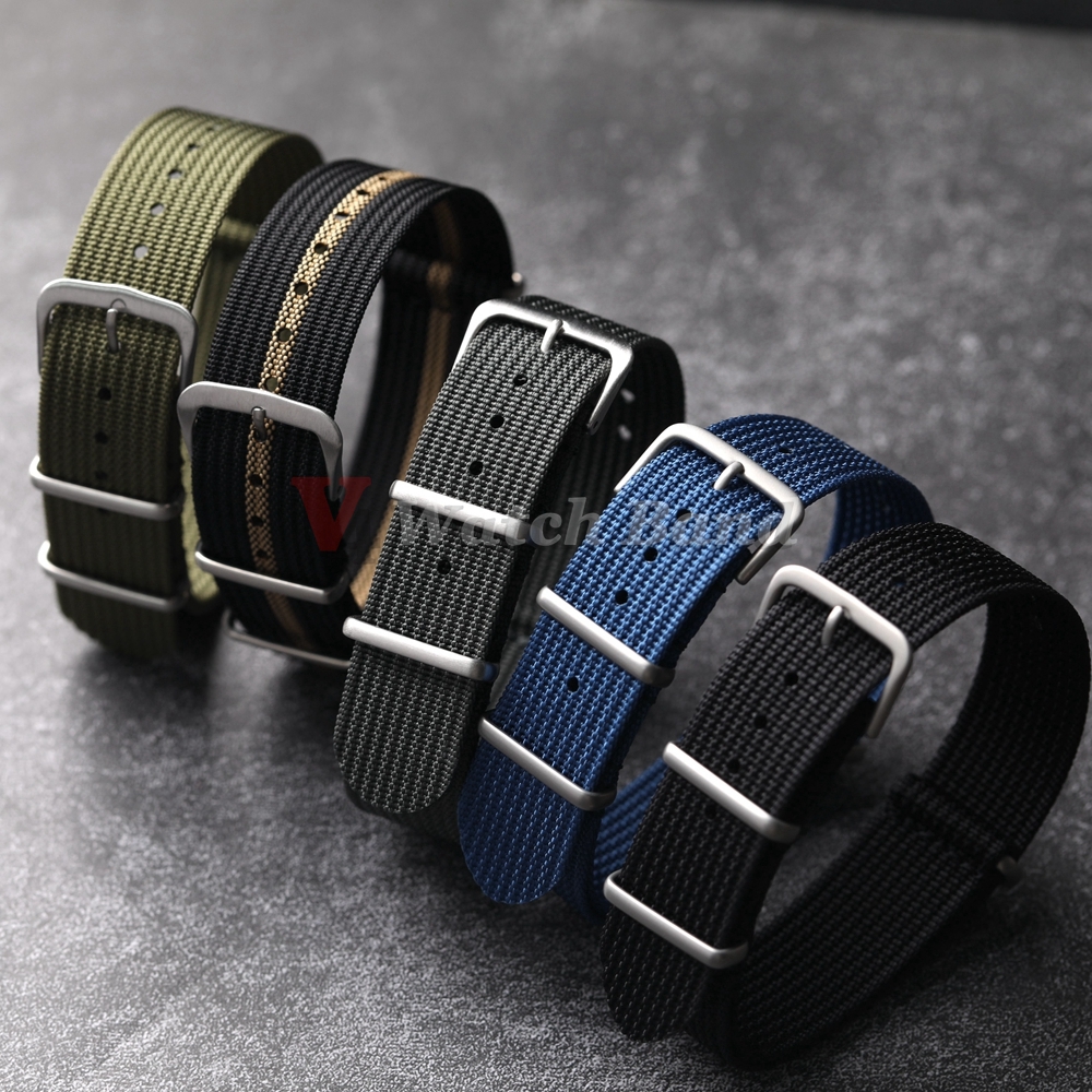 New Ribbed Nylon Watchband Nyl - Nato Strap Nylon reseña y precio
