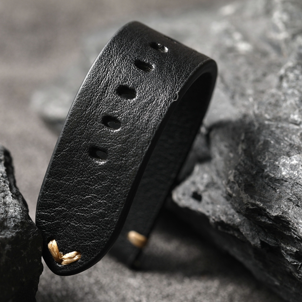 Handmade Top Layer Cowhide Str - Canvas Strap Watch reseña y precio
