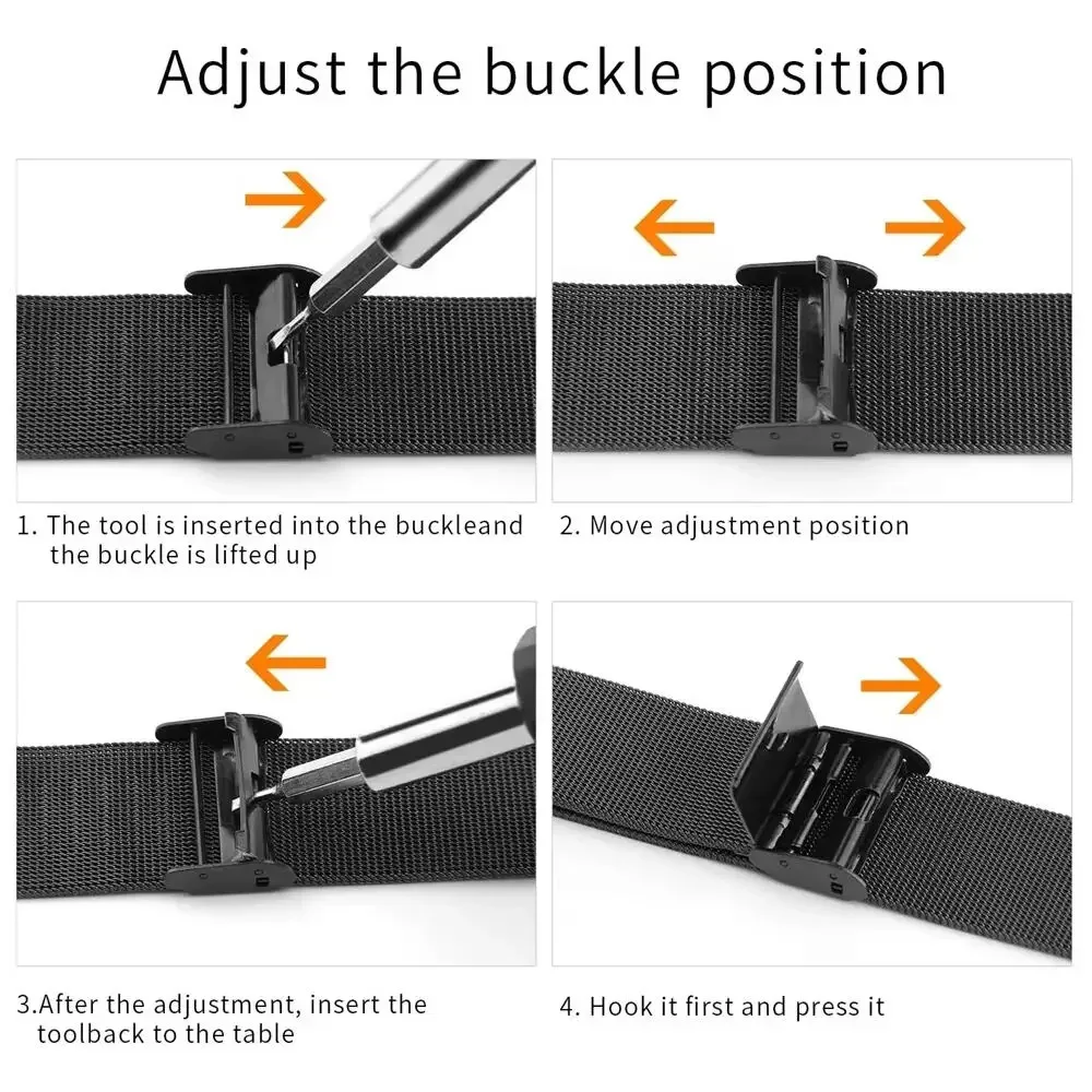 Metal Bands for Garmin Fenix 6 - Mesh Strap Metal reseña y precio