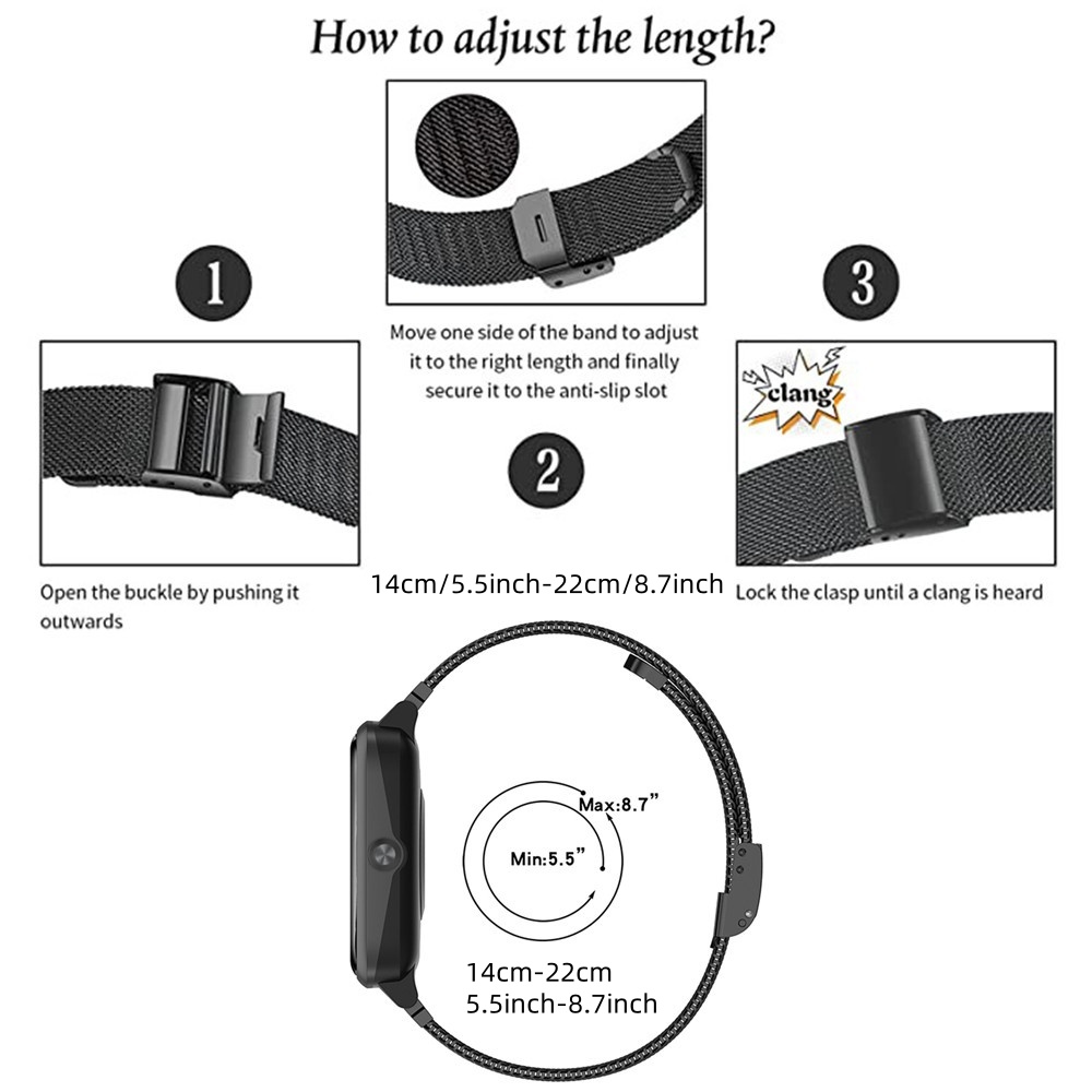 Metal Bands for Garmin Fenix 6 - Mesh Strap Metal reseña y precio