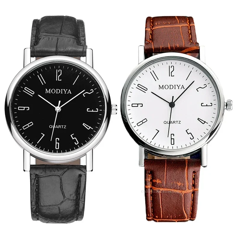Men's Watches Business Wrist W - Leather Watch Band Men reseña y precio