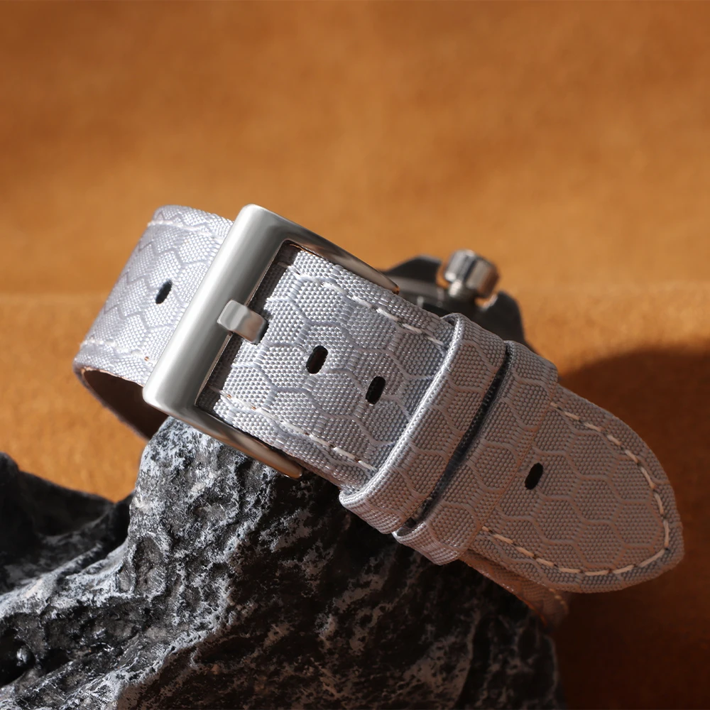 20mm 22mm Smooth Genuine Nylon - Perlon Strap Woven reseña y precio
