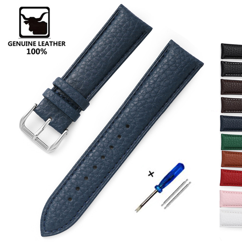 Litchi Pattern Soft Leather Wa - Nato Strap Nylon reseña y precio