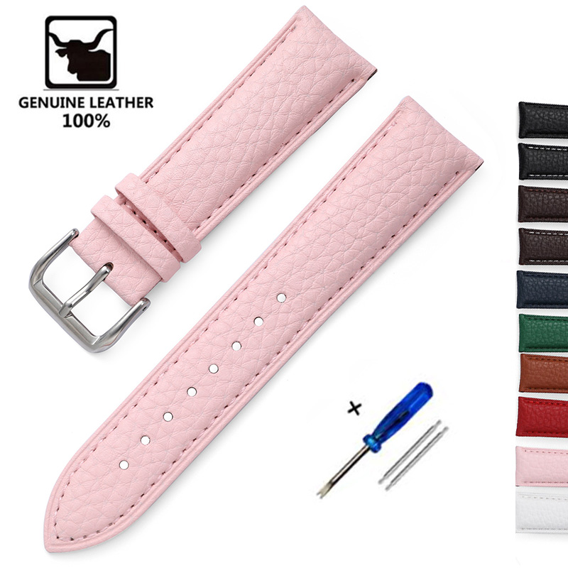 Litchi Pattern Soft Leather Wa - Nato Strap Nylon reseña y precio