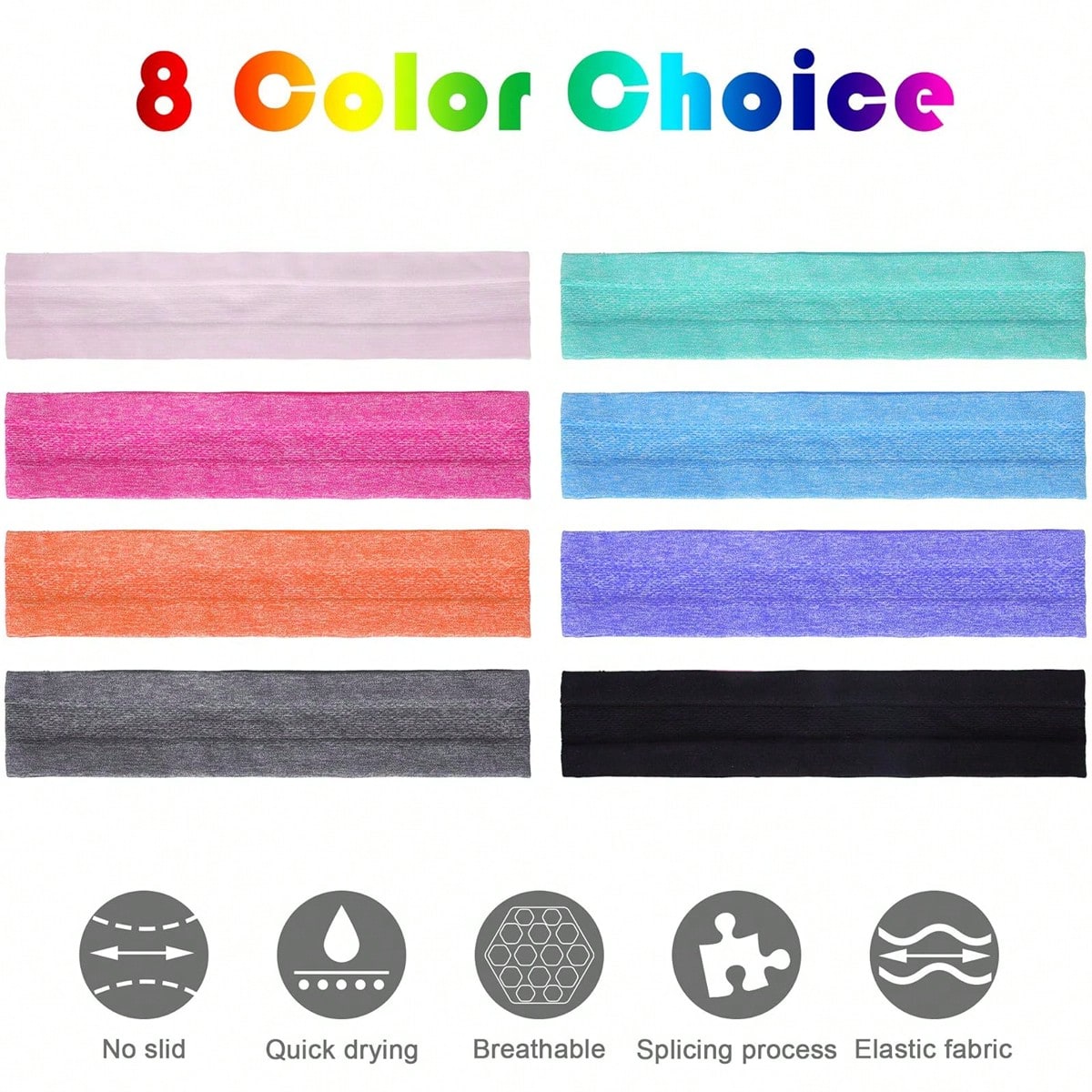 Sweatbands Non Slip Headbands  - Silicone Band Women reseña y precio