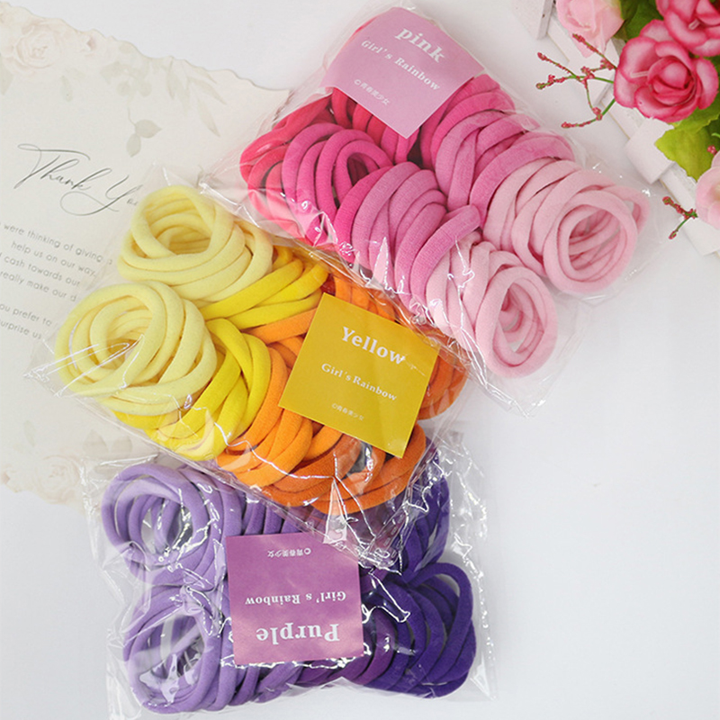 50PCS/Set Women Girls Basic Ha - Silicone Band Women reseña y precio