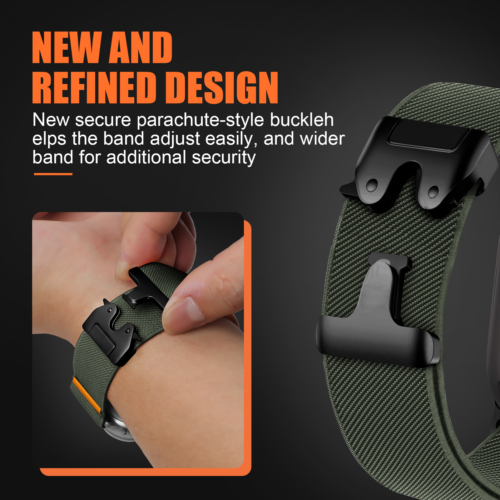 Straps For Apple Watch ultra 2 - Parachute Strap Elastic reseña y precio