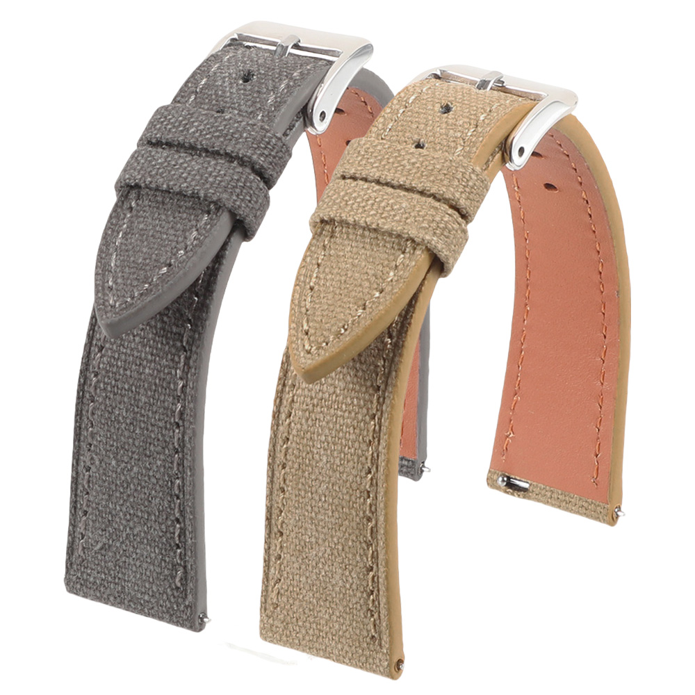 Handcrafted Slim Watch Strap 2 - Canvas Strap Watch reseña y precio