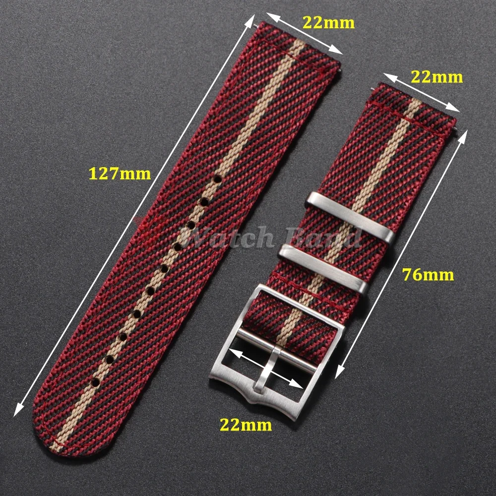20 22mm Nylon Strap for Tudor  - Nato Strap Nylon reseña y precio