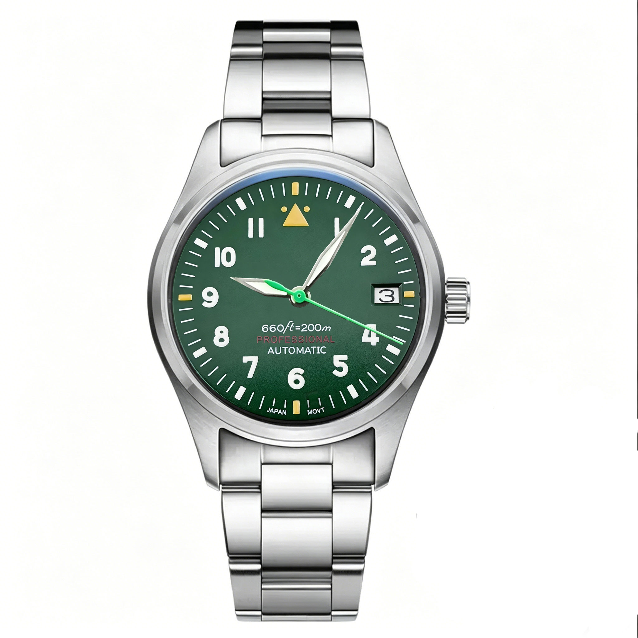 Custom LOGO 36mm 39mm Pilot Wa - Stainless Bracelet Diver reseña y precio