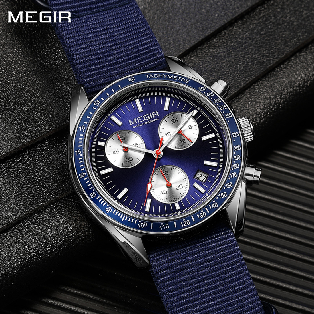 MEGIR Chronograph Canvas Strap - Canvas Strap Watch reseña y precio