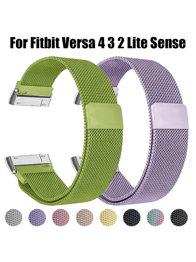 Metal Strap For Fitbit Versa 4 - Milanese Loop Magnetic reseña y precio