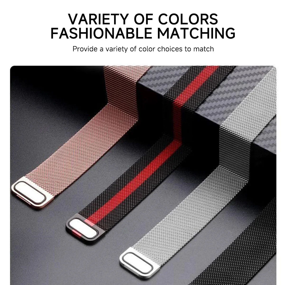 Metal Strap For Fitbit Versa 4 - Milanese Loop Magnetic reseña y precio