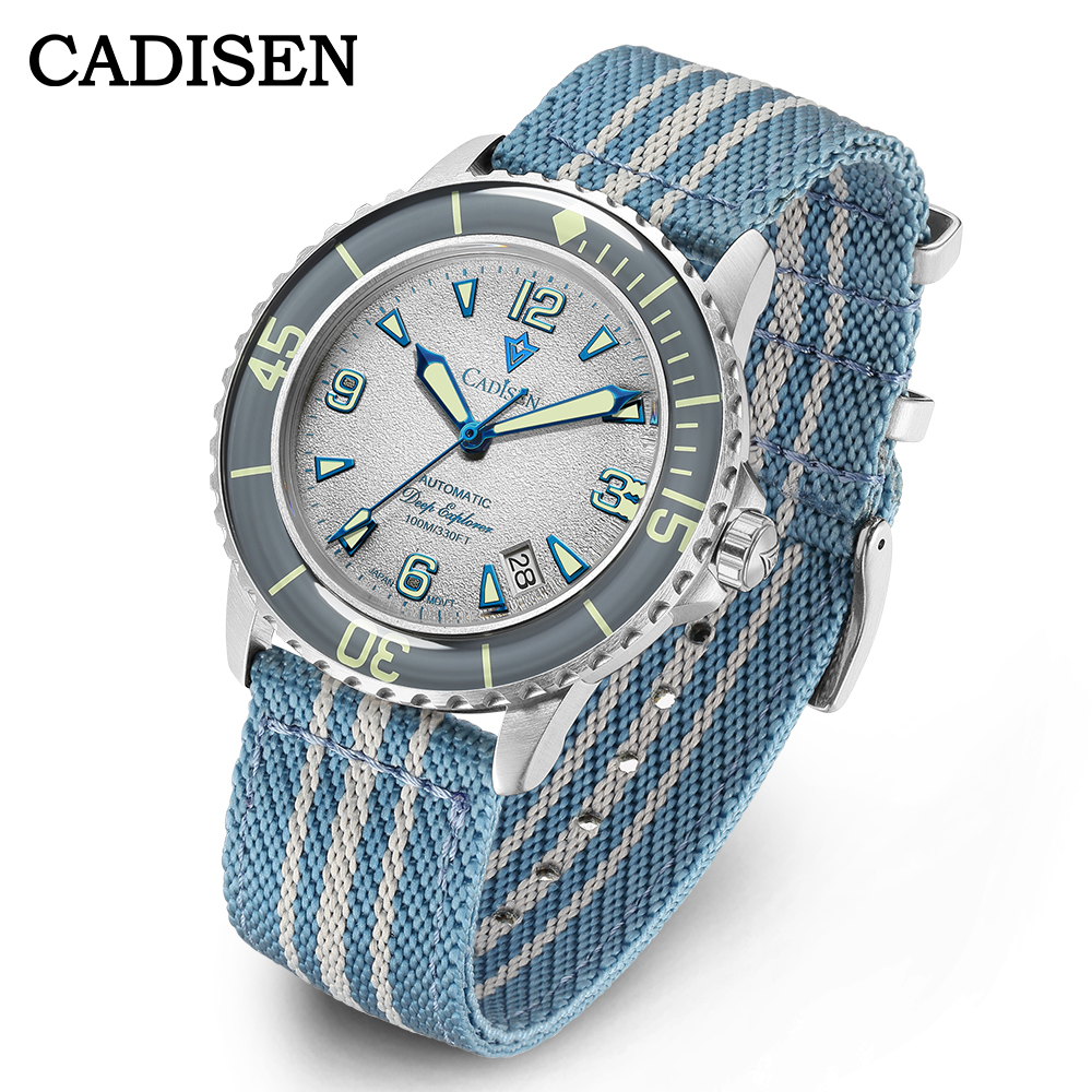 CADISEN Deep Explorer MIYOTA 8 - Canvas Strap Watch reseña y precio