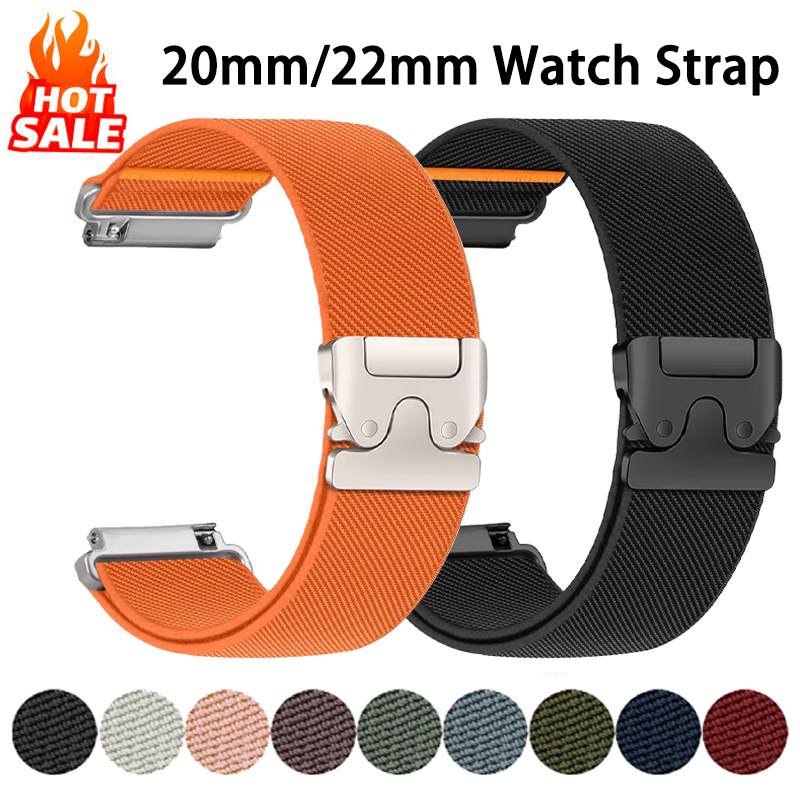 20mm 22mm band For Amazfit bip - Parachute Strap Elastic reseña y precio
