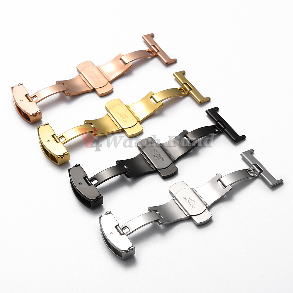 Stainless Steel Clasp Strap fo - Butterfly Clasp Deployant reseña y precio
