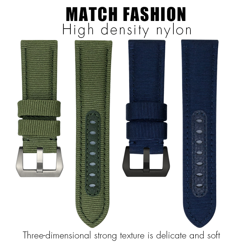 for Panerai 24mm New Nylon Wat - Canvas Strap Watch reseña y precio