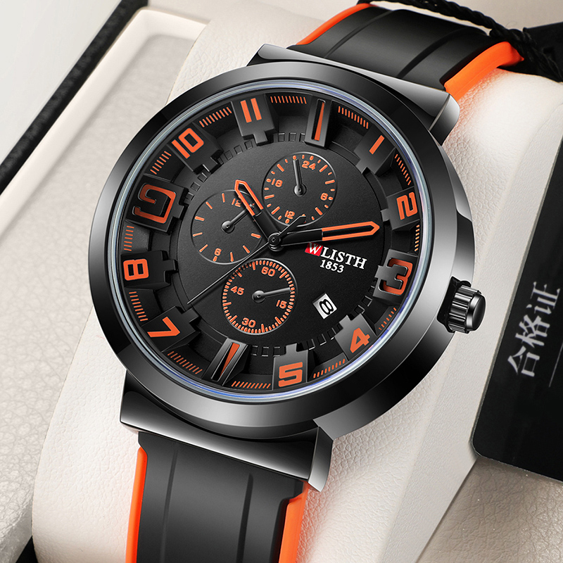 WLISTH Retro Men's Watches Spo - Leather Watch Band Men reseña y precio