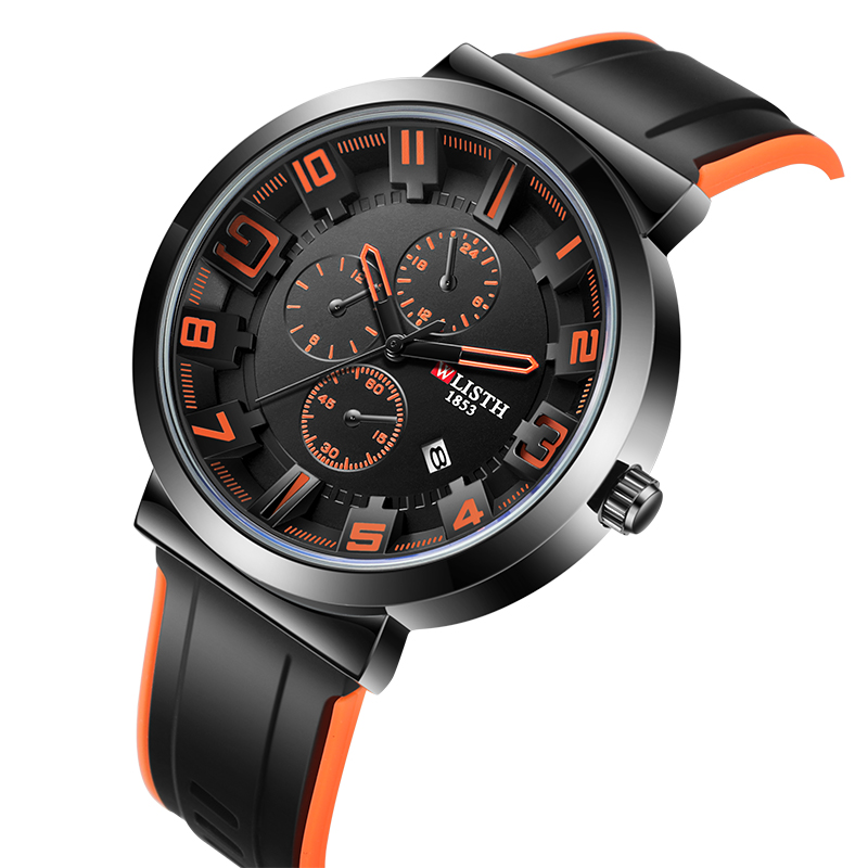 WLISTH Retro Men's Watches Spo - Leather Watch Band Men reseña y precio