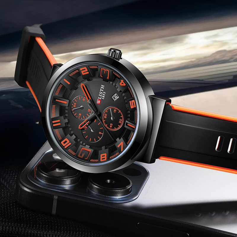 WLISTH Retro Men's Watches Spo - Leather Watch Band Men reseña y precio