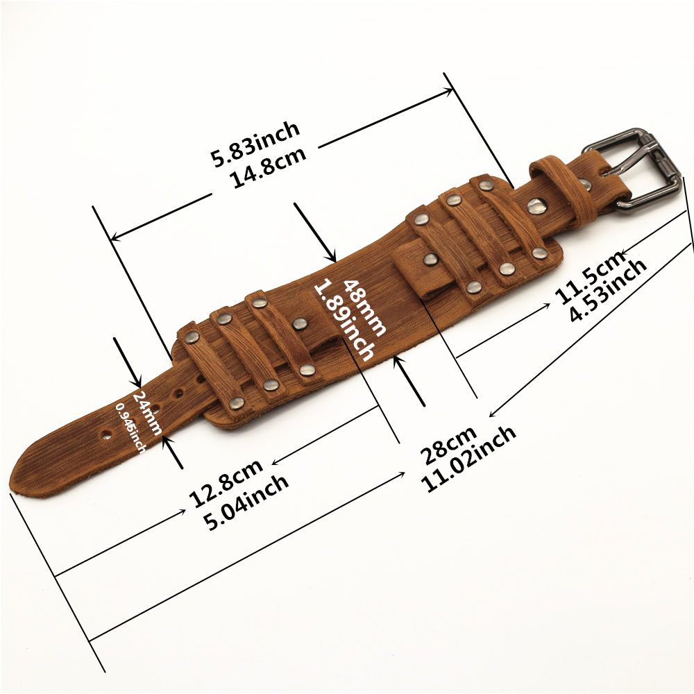 Punk Leather Watch Strap for M - Tropic Strap Vintage reseña y precio