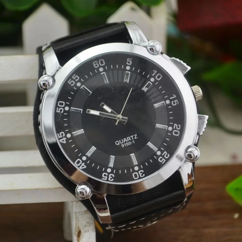Fashion Brand Luxury Wristwatc - Leather Watch Band Men reseña y precio