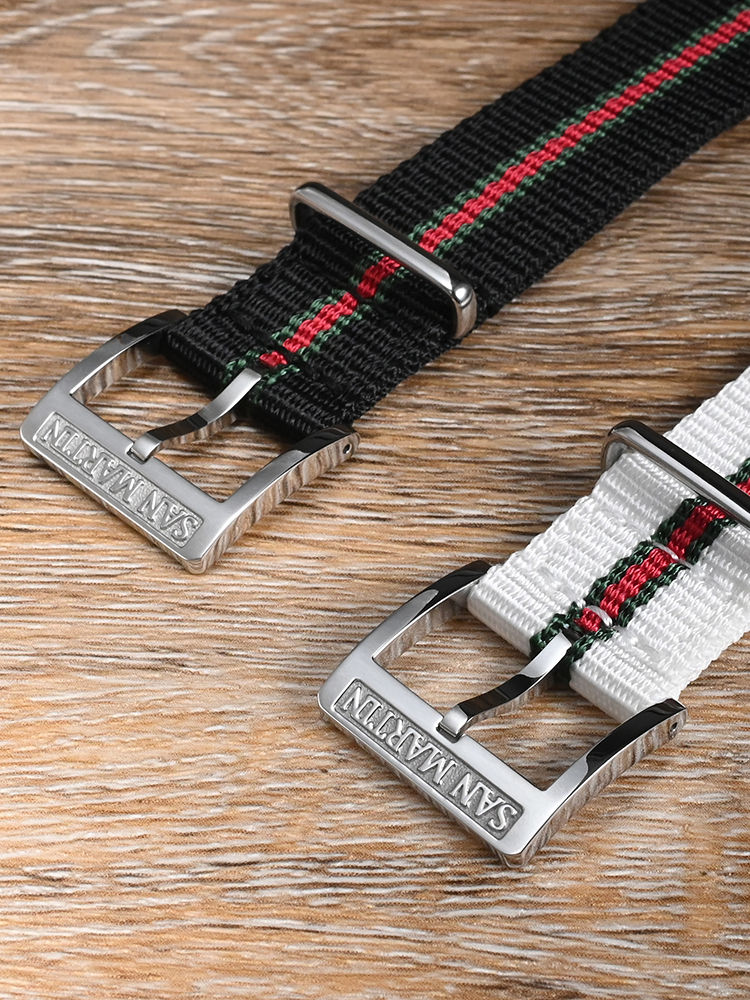 San Martin 20mm Rugged Woven F - Tropic Strap Vintage reseña y precio