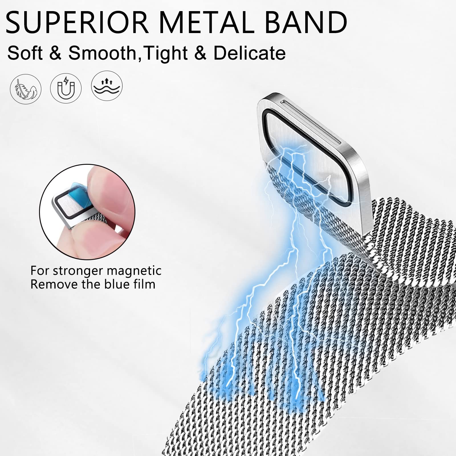 Milanese loop For fitbit charg - Milanese Loop Magnetic reseña y precio